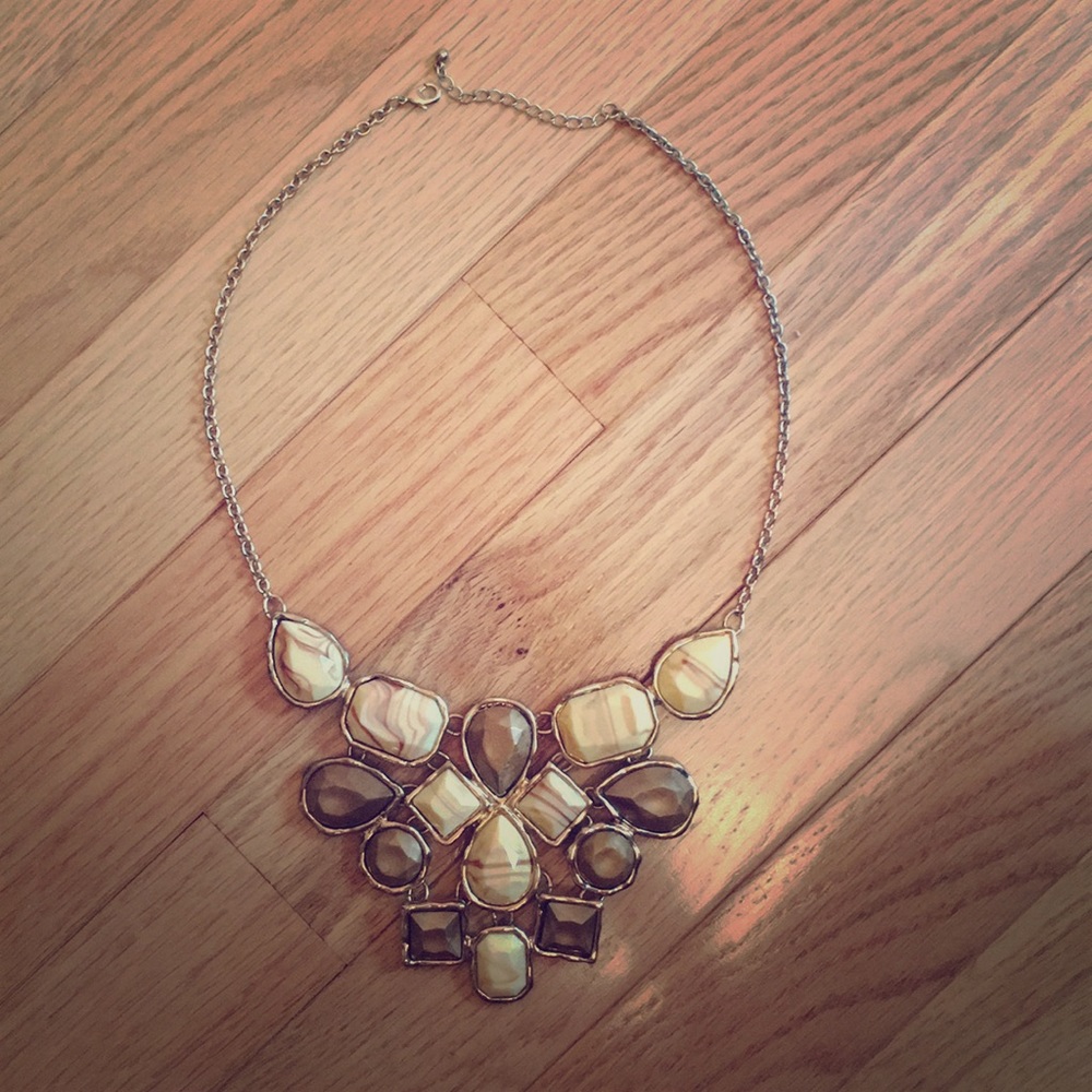 Gold and Tan necklace